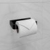Держатель для туалетной бумаги Lemark SMOOTH LINE 9722008 открытый, чёрный матовый