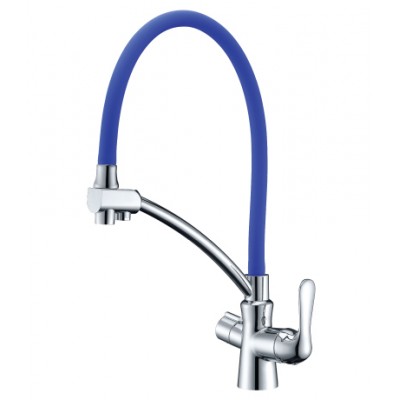 Смеситель для кухни с подключением к фильтру с питьевой водой LEMARK COMFORT – LM3070C-Blue