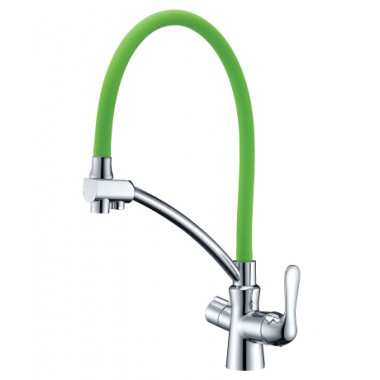 Смеситель для кухни с подключением к фильтру с питьевой водой LEMARK COMFORT – LM3070C-Green