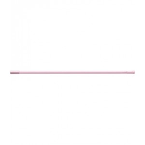 Карниз для штор ванных комнат, прямой, розовый – RIA0202