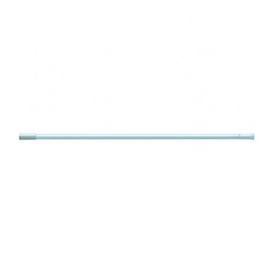 Карниз для штор ванных комнат, прямой, голубой – RIA0206